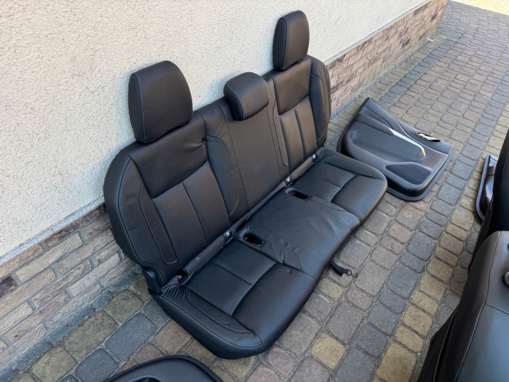 фото №14, Сиденья салон диван обшивки nissan navara np300 d23 кожа
