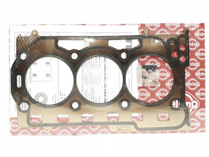 фото №11, Прокладка головки цилиндров gr.: 0,64mm seat cordoba, ibiza iii, ibiza