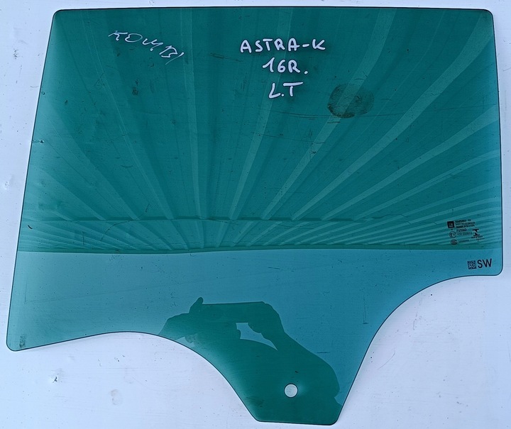 фото №1, Opel astra k v 16 r скло бокова двері ліва зад універсал