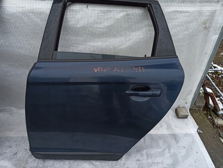 фото №1, Volvo xc60 i 08-16 двері задні ліві зад 498 caspian блакитний комплектні ідеальний стан
