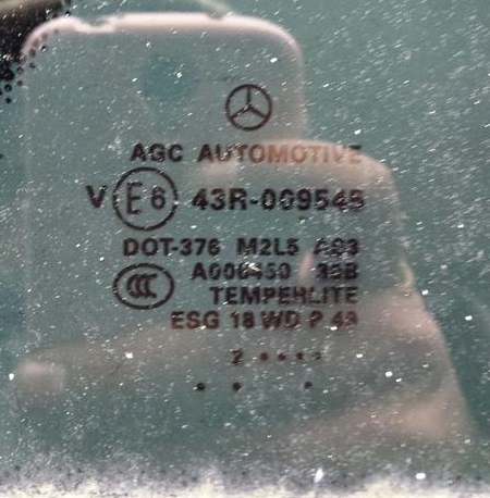 фото №2, Стекло кузовная правые зад mercedes gl x166