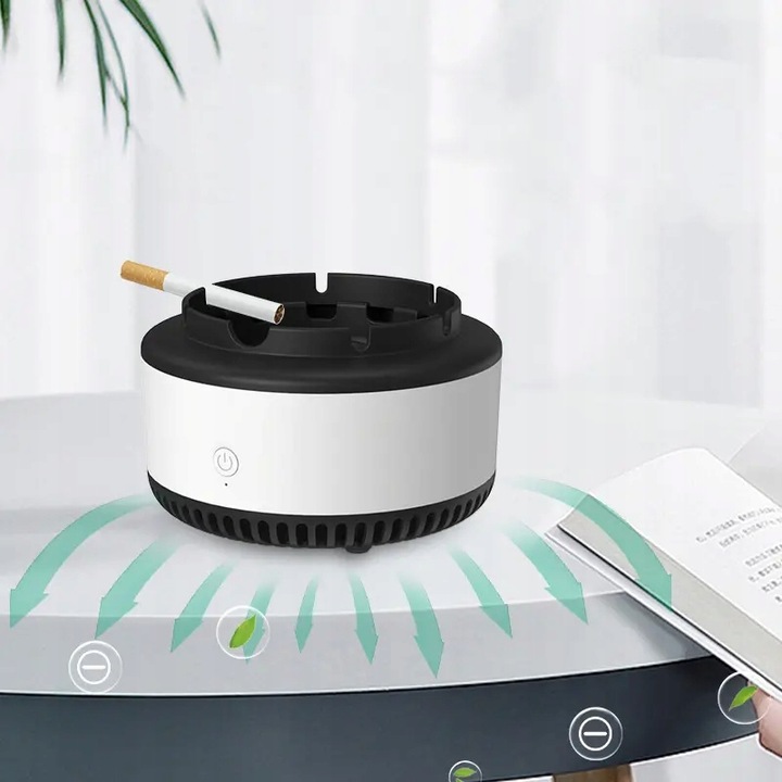 фото №7, Пепельница бездымный интеллектуальный очиститель воздуха + aromaterapia