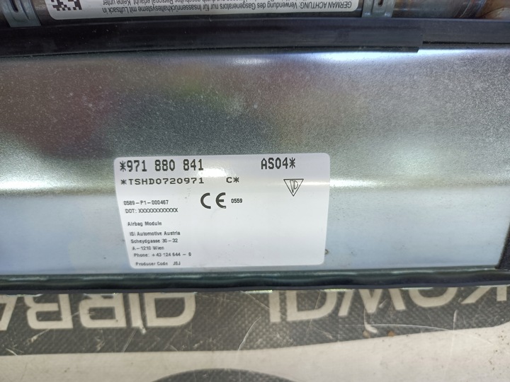 фото №7, Porsche panamera 971 подушка безпеки подушка коліна коліно l/r ліва/права оригінал