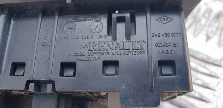 фото №6, Renault megane iii переключатель регулировка света 648450007r