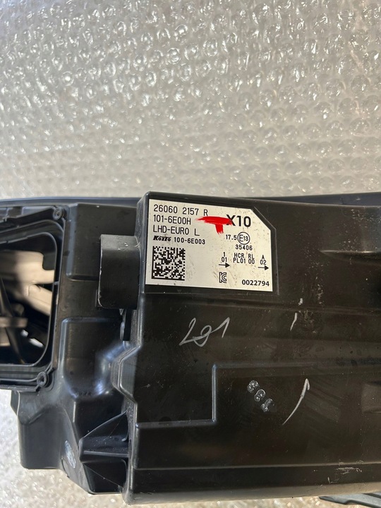 фото №7, Renault zoe ii рестайлинг левая лампа передняя перед