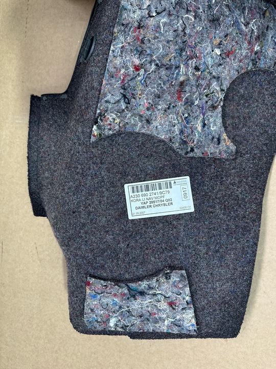 фото №7, Боковина багажника лівий mercedes sl r230, w230 сірий