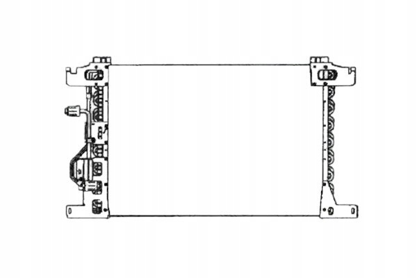 фото №2, Радіаторів кондиціонера 673x457x22 mb actros, axor