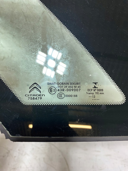 фото №3, Citroen c4 picasso ii скло кузовна лівий зад 13-17