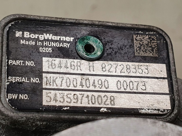 фото №8, Турбонагнітач 16446rh82728353 7701478939 54359710028 1.5 dci borgwarner