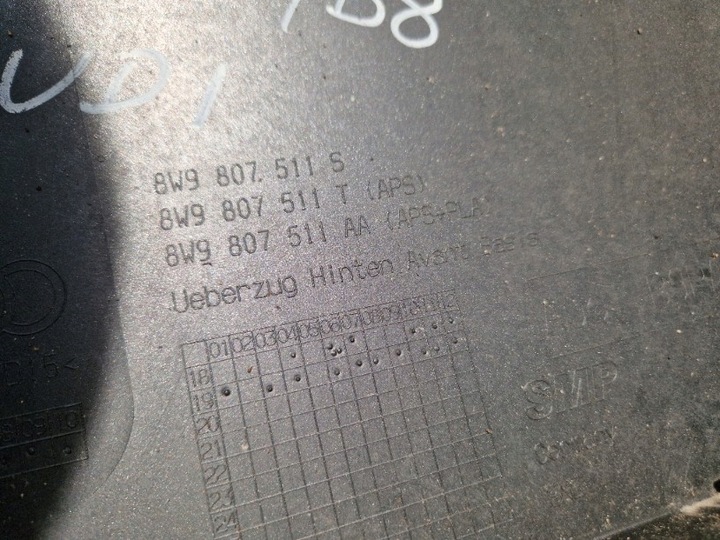 фото №11, Audi a4 b9 avant 8w9807511s бампер зад задній