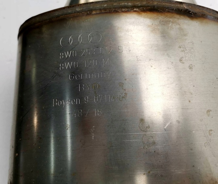 фото №8, Новий org глушник вихлоп труба випускна audi s4 s5 8w b9 3.0 tfsi 8w0253411c