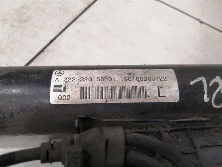 фото №7, Mercedes s w222 амортизатор зад левый a2223205901 амортизатор зад li