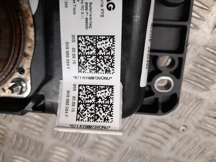 фото №5, Audi a3 s3 8v 8v0880204f перед подушки повітряні