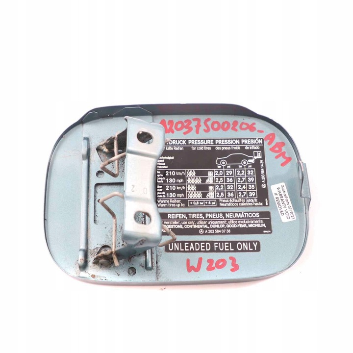 фото №10, Mercedes w203 кришка заливання пального aragonitblau 941