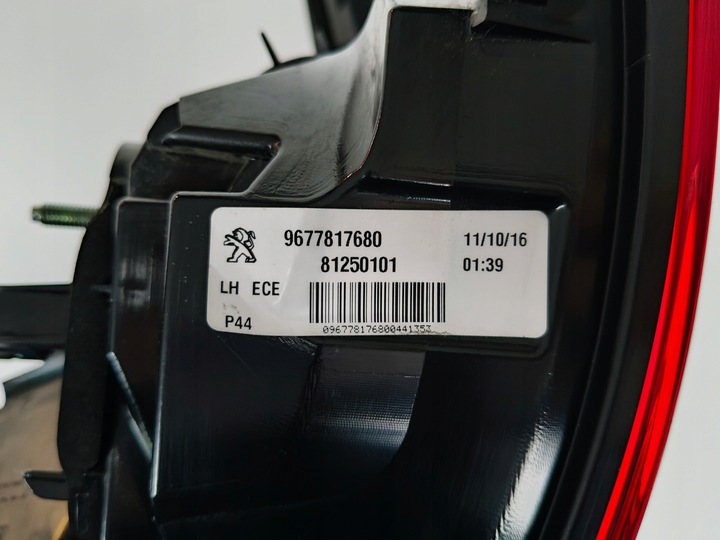 фото №7, Лампа ліва задня peugeot 308 13- hb