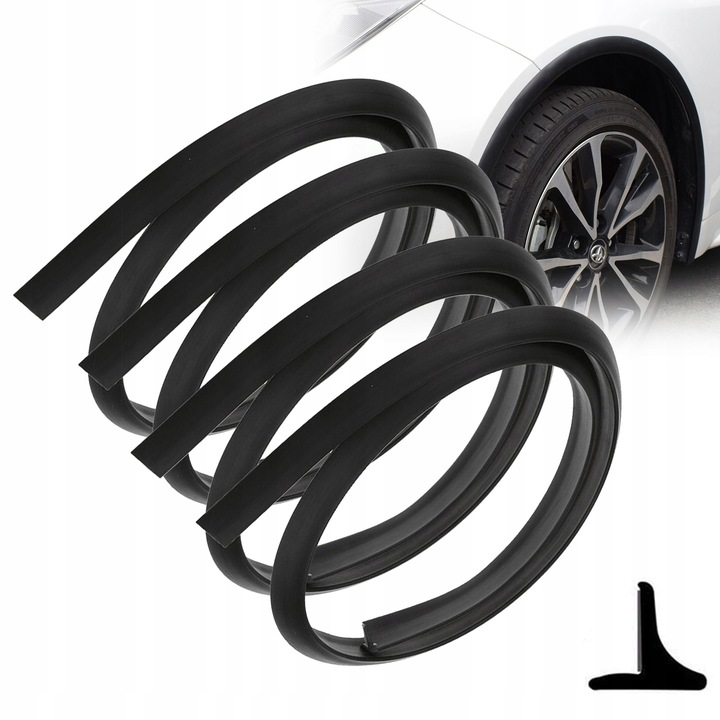 фото №15, 4szt накладка планка захисна колісна арка крила планка планка na підкрилки