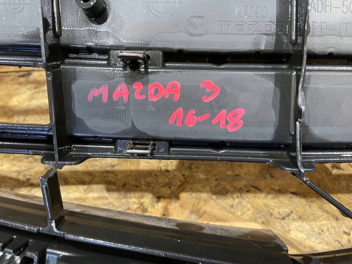фото №10, Mazda 3 bm iii рестайлинг 16-18 решётка решётка радиатора решётка средняя бампера хром