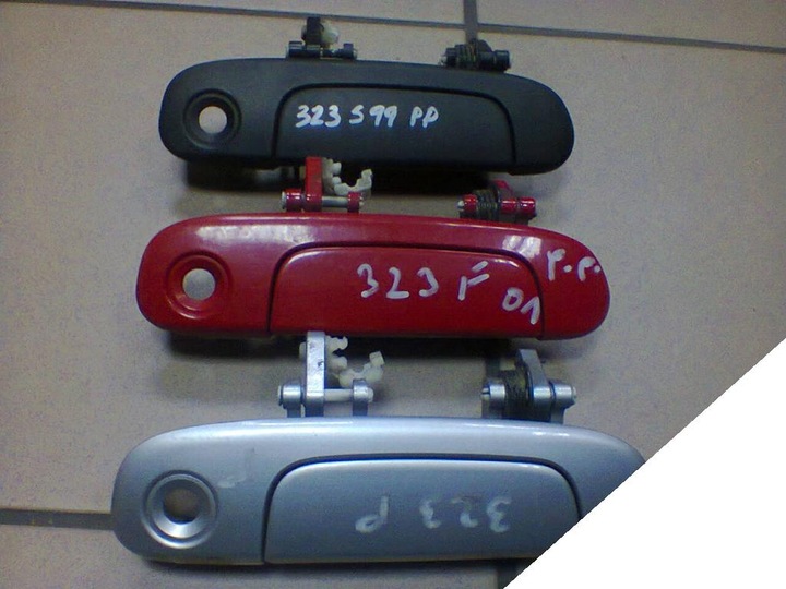 фото №3, Mazda 323 323p 323s 323c 323f ручка левая передняя