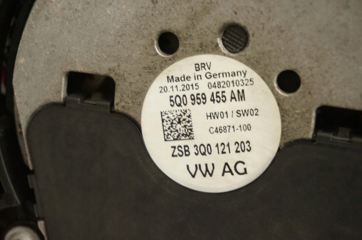 фото №11, Передняя панель vw golf vii 7 gti 2.0 tsi 5q0959455ah 5q0959455am 3q0121207