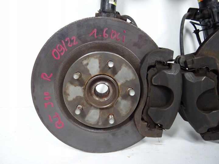 фото №7, Qashqai i j10 1.6 dci амортизатор поворотный кулак правая 54302br04a