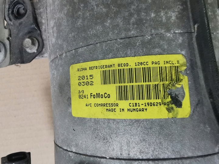 фото №8, Ford fiesta mk7 b-max 1.0 eco.- компресор клімат.