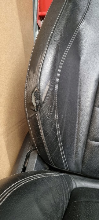 фото №8, Mercedes w213 універсал сидіння підігрів диван зад обшивки біла nić шкіра комплект