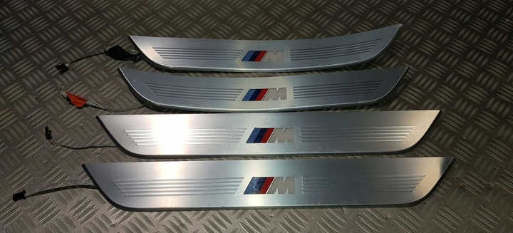 фото №3, Bmw g11 m набір планка led порога планки порогові підсвічуваний комплект 4szt