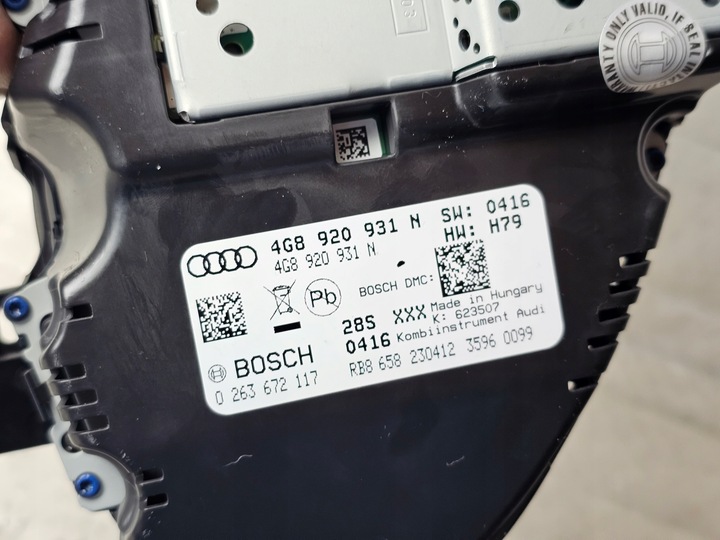 фото №6, Спидометр манометр приборы audi a6 c7 a7 4g 4g0 4g8920931n allroad