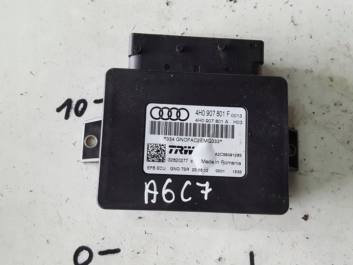 фото №1, Audi a6 c7 4g 10-14r модуль гальма ручного