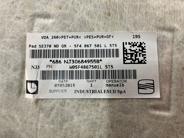 фото №6, Потолок потолок seat leon 3 iii hb 5 дверь 5f4867501l