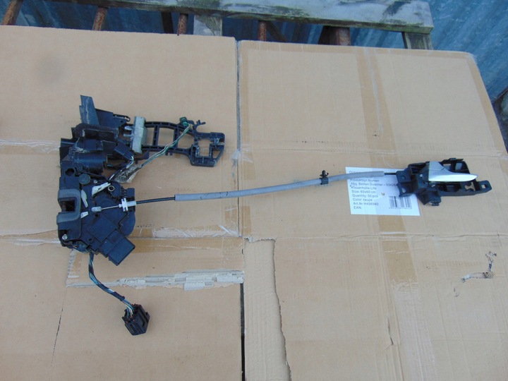 фото №1, Замок дверь левый перед eu mondeo mk4 рестайлинг 6 pin