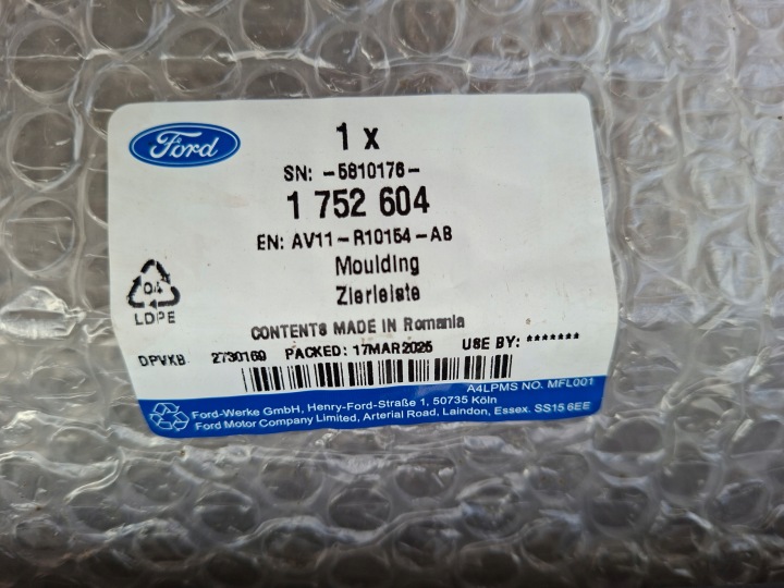 фото №5, Ford b-max молдинг пороговая правая