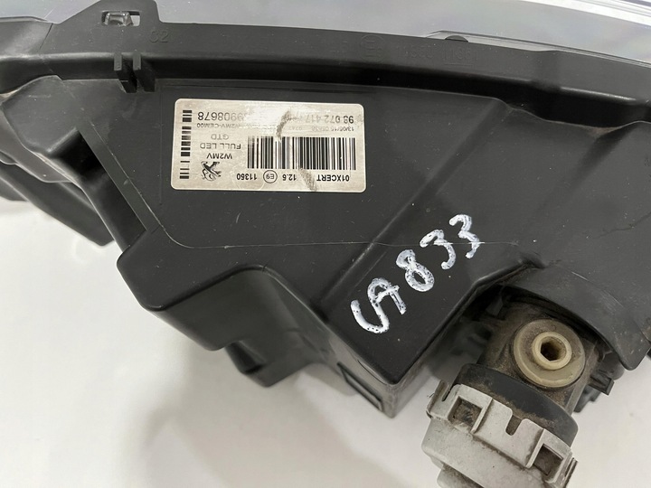 фото №14, Peugeot 508 рестайлинг лампа левый перед полный led 9807241780 89908678