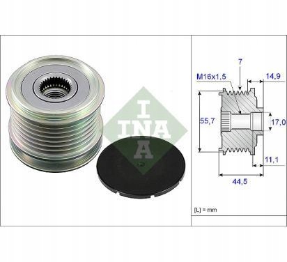 фото №2, Ina сцепление генератора mercedes clk c e