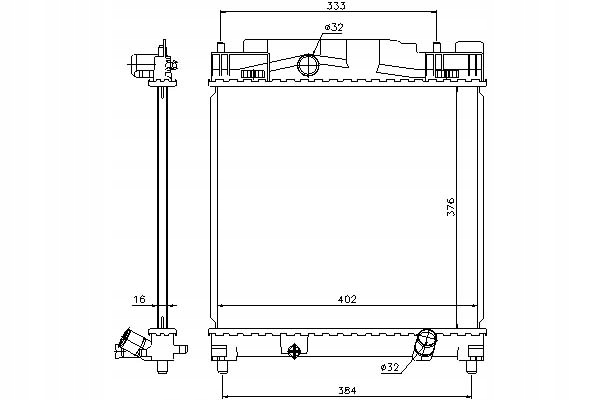 фото №2, Nissens радиаторов двигателя toyota iq aston martin c