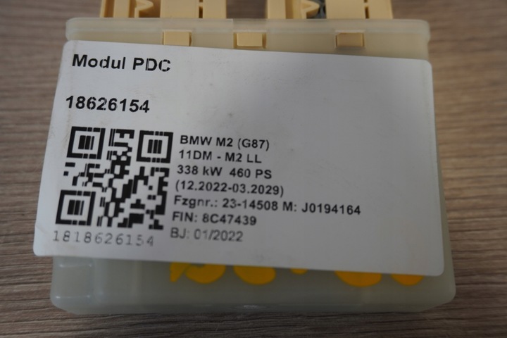 фото №3, Модуль pdc датчики bmw g87 m2 5a54ec0