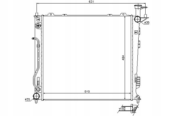 фото №12, Радиаторов двигателя nissens 67465 253102p300
