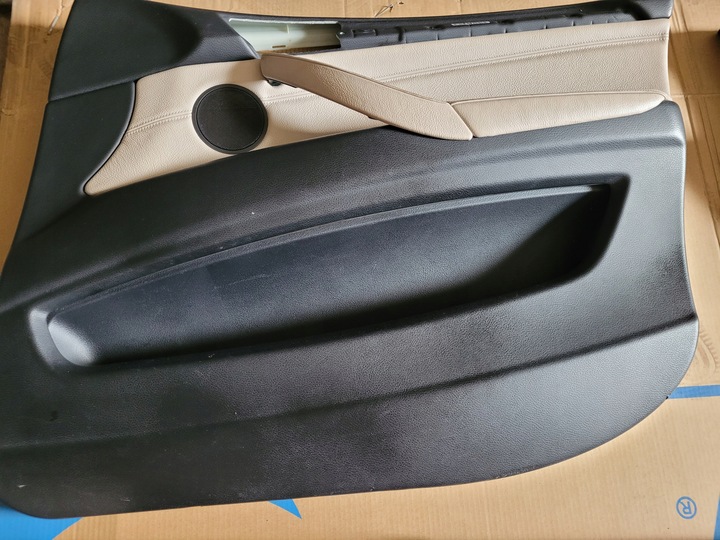 фото №11, Боковина обивка кожа beż дверь e70 x5 рестайлинг bmw ролеты зад комплект европа