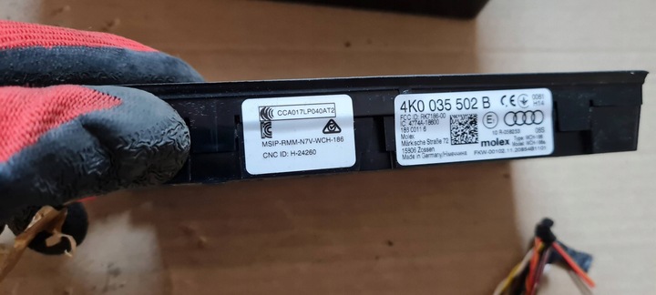 фото №6, A6 c8 4k зарядное устройство индукционная беспроводная бардачок 4k0035502b 4k0864981a