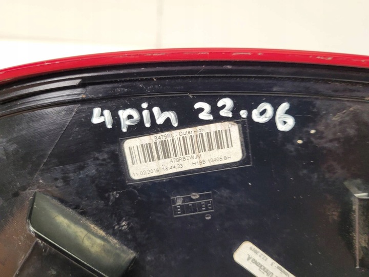 фото №13, Лампа задня ліва сторона ford fiesta 7 2019 h1bb13405 bh