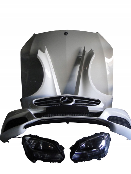 фото №1, Mercedes c класс w205 бампер капот крыло лампа