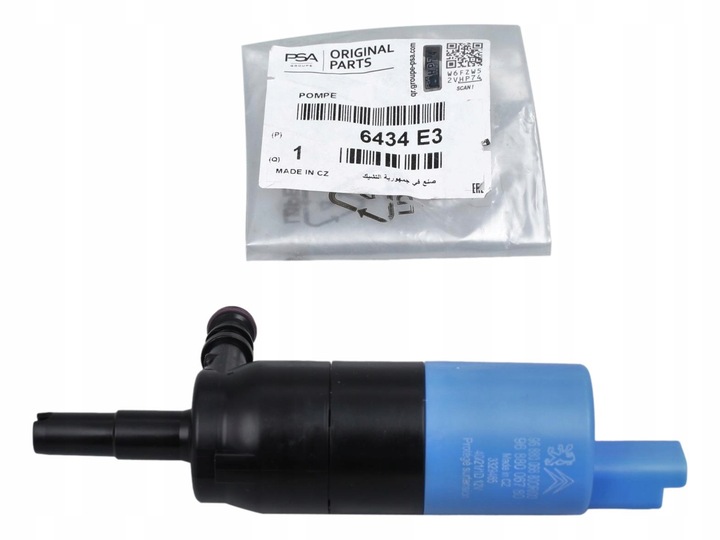 фото №1, Оригинальный номер помпа омывателя фары peugeot 3008 5008 6434e3