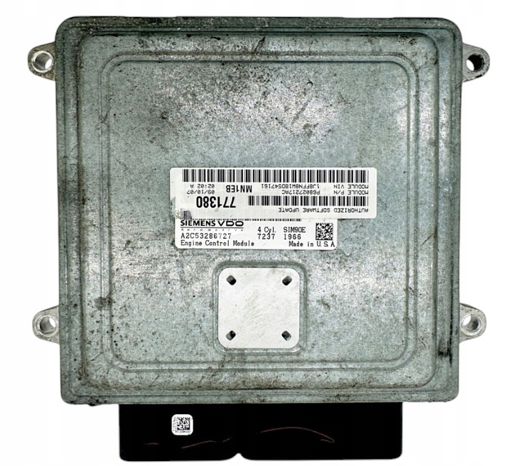 фото №1, Блок управления двигателя jeep patriot 2.4b p68027217ac a2c53286727 программирование