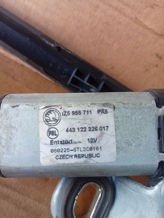 фото №3, Двигунчик двірник зад scoda octavia ii 1z5955711