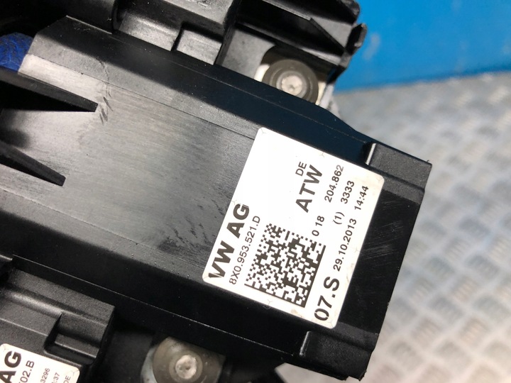 фото №5, Audi rsq3 8u 8u0 q3 підкермові важелі перемикач комбінований комплект стрічка замок запалювання