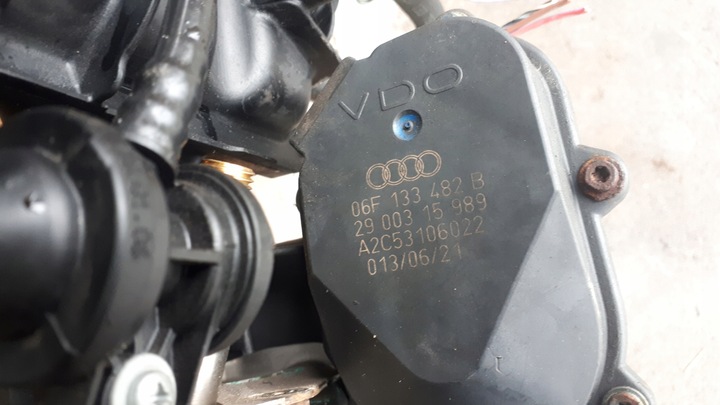 фото №12, A4 b7 коллектор всасывающий регулятор 2.0 tfsi bul a6 c6