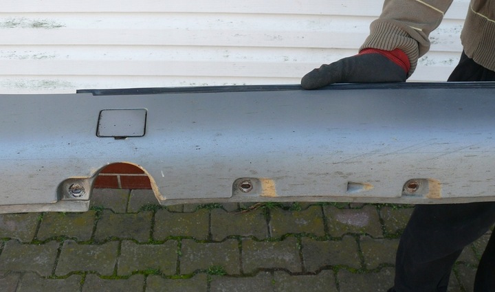 фото №4, Планка накладка порога пороговая левая mercedes w140