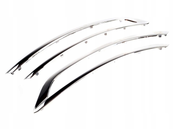 фото №3, Планка хром бампера перед комплект citroen c4 grand picasso ii 13-16 r.