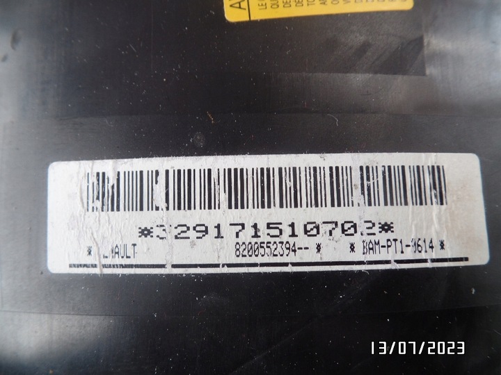 фото №3, Подушка подушка безпеки сидіння ліва clio iii 8200552394