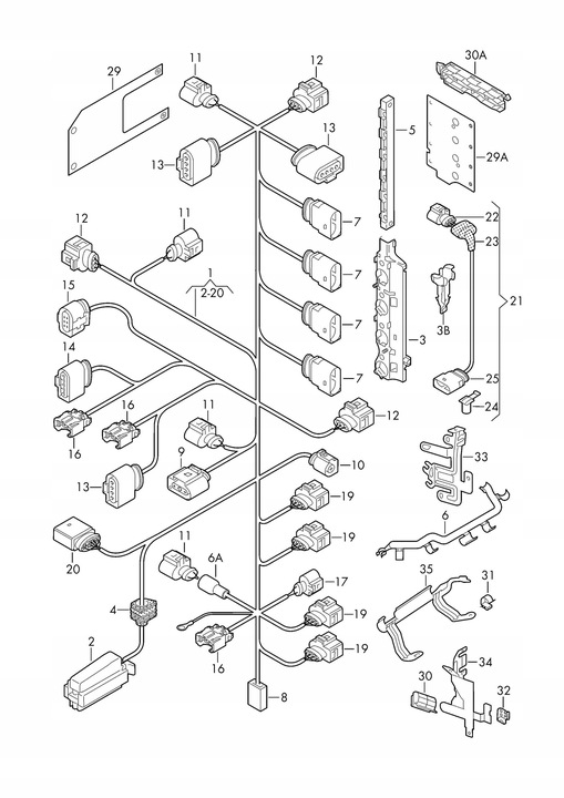 фото №9, Джгут установка abs зад vw touran 1t3 рестайлінг 1.4 tsi 1t1971659b